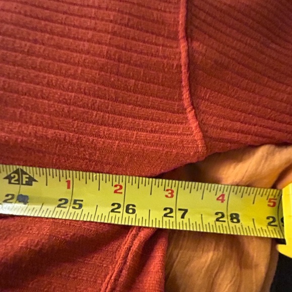 Free People FP Movement Can't Handle This Turtleneck High Atlas bell slv rust s - Picture 6 of 9